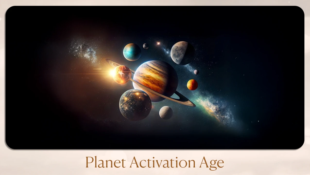Planet activation age